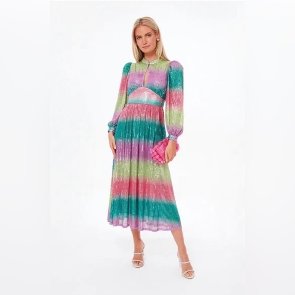 Celia B Cuarzo Sequin Embellished Dress Size Small
